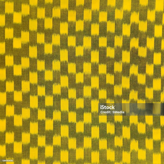 Pochampally Ikat Pure Cotton Saree with Geometric Motifs